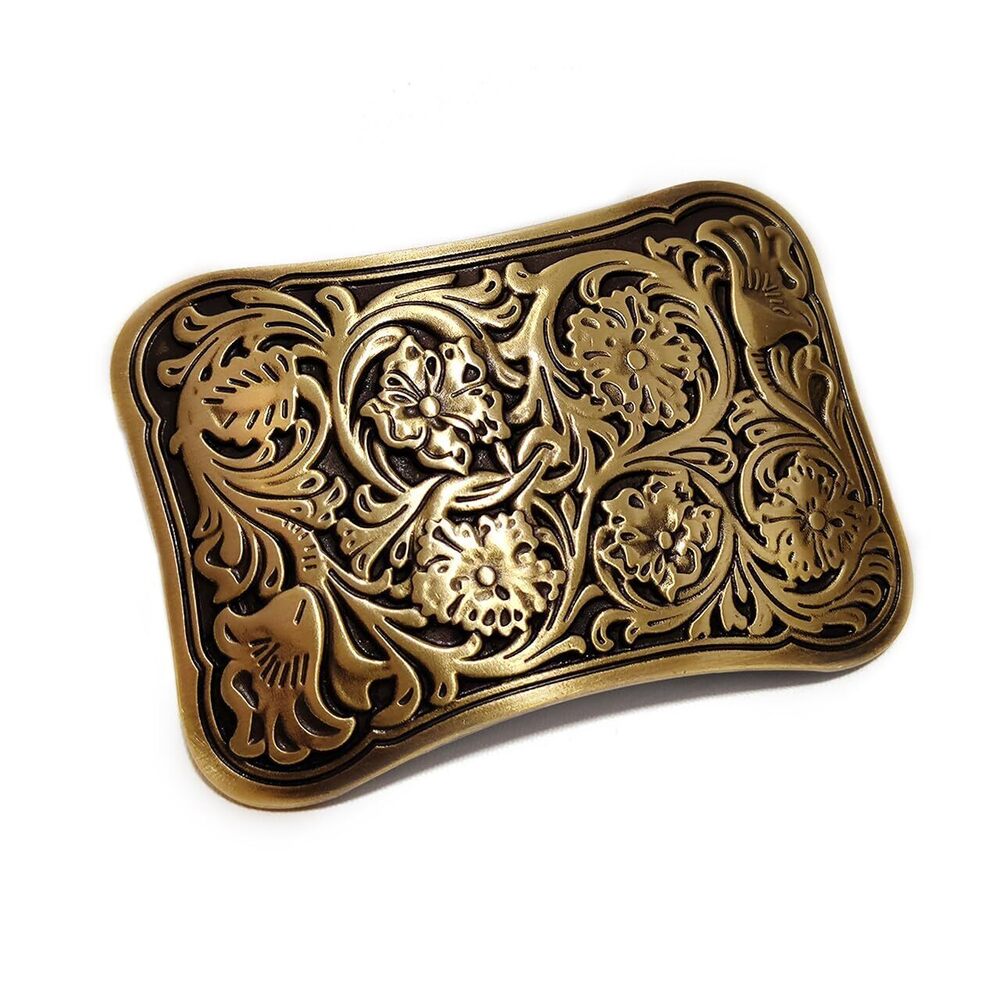 5743 Solid Brass Buckle 1.5"-1.57"38-40mm Vintage Heavy Duty Belt Buckle